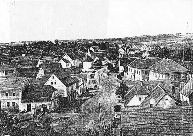 Nves obce Hooviek roku 1903